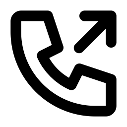אייקון של שיחה יוצאת